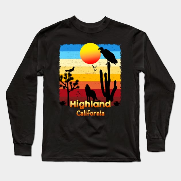 Highland Long Sleeve T-Shirt by SunsetParadise